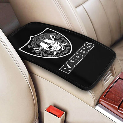 Las Vegas Raiders Printed car armrest box pad elbow protection pad