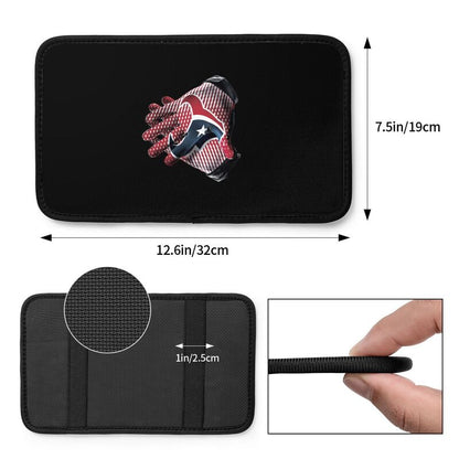 Houston Texans1 Printed car center armrest box pad anti slip pad