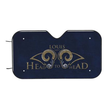 Los Angeles Rams 2 Print Car windshield sunshades is suitable for front Car windshield sunshades