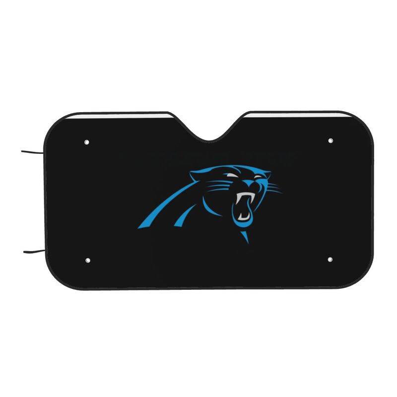 Carolina Panthers Print Car windshield sunshades suitable for front Car windshield sunshades