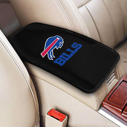 Car armrest box pad Buffalo Bills 3 Printed central armrest box cushion protective pad