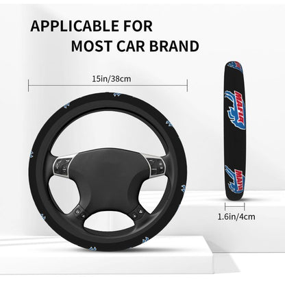 Buffalo Bills 2 Printed elastic steering wheel cover car steering wheel protective cover