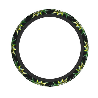 Green Bay Packers 3 Printed breathable anti slip cover elastic steering wheel cover