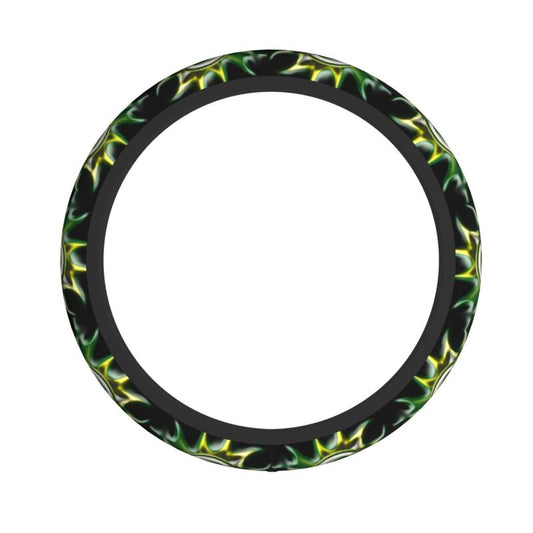 Green Bay Packers 3 Printed breathable anti slip cover elastic steering wheel cover