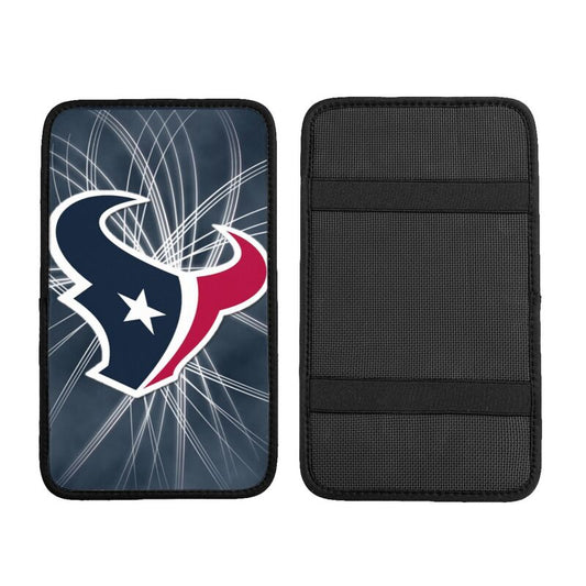 Car armrest box pad Houston Texans6 Printed central armrest box pad anti slip pad