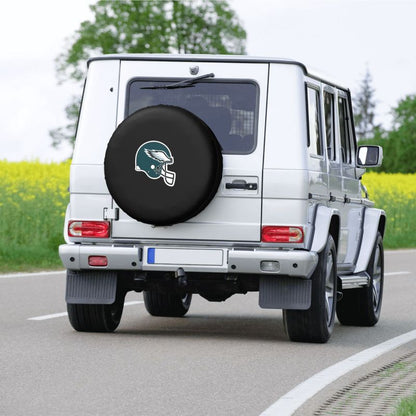 Philadelphia Eagles 2 Car tire protective cover waterproof and dustproof tire cover