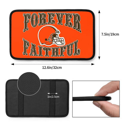 Cleveland Browns Print car armrest box cover armrest protective cover