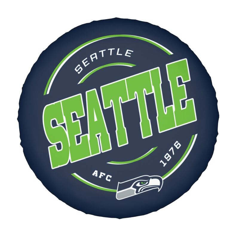 Seattle Seahawks Printing car tire protection cover car spare tire dust protection cover