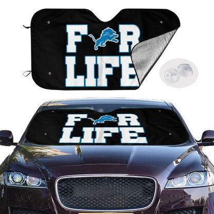 Detroit Lions Printed car windshield sunshade (multi size)  front windshield sunshade
