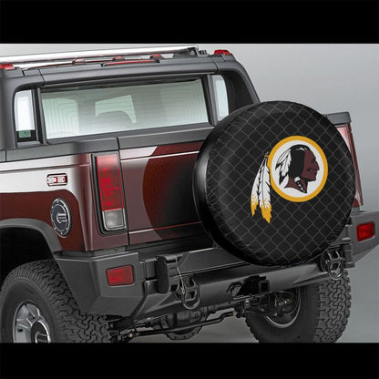 Washington Redskins Grid background car tire waterproof dustproof protective cover