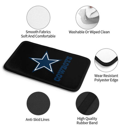 Car armrest box pad Dallas Cowboys 4 Printed center armrest box pad protective pad