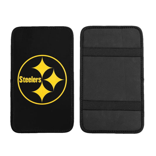 Car armrest box pad Pittsburgh Steelers 6 Printed central armrest box cushion protective pad
