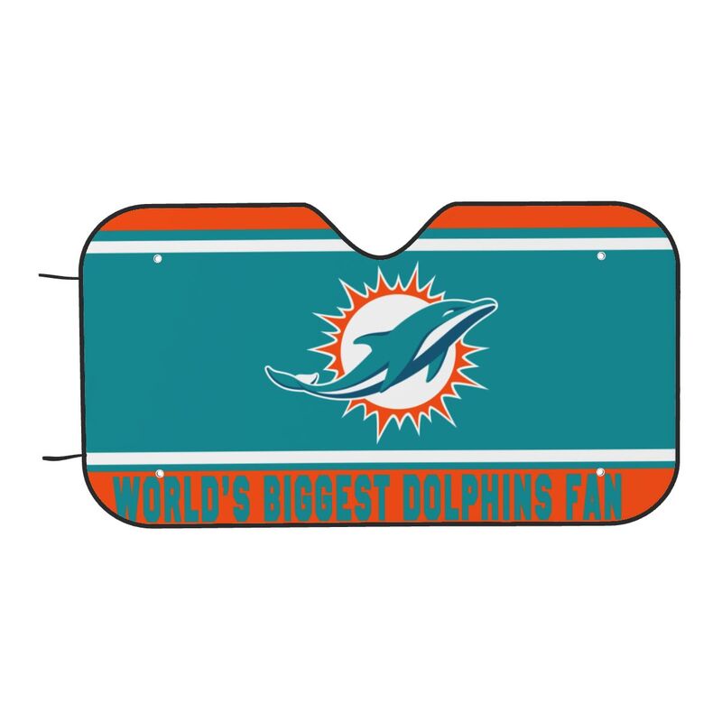 Miami Dolphins Printing is suitable for car front windshield sunshades Car windshield sunshades