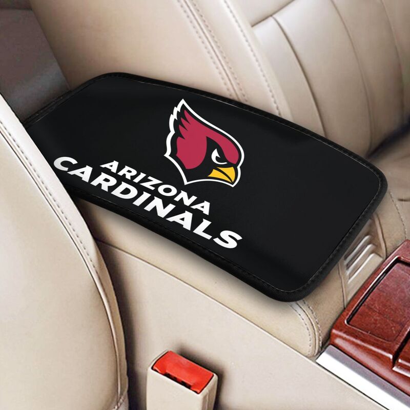 Arizona Cardinals3 Printed car center armrest box pad anti slip pad