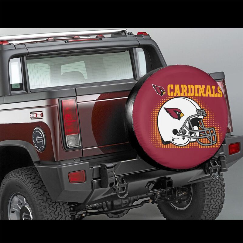 Arizona Cardinals Printed tire protection cover car sun protection tire protection cover