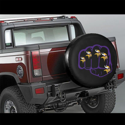 Minnesota Vikings Print tire protection cover car spare tire dust protection covers