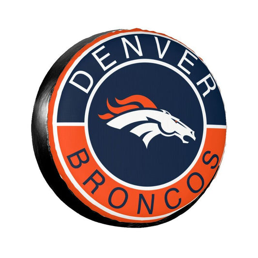 Denver Broncos Printed tire protection cover car spare tire dust protection covers