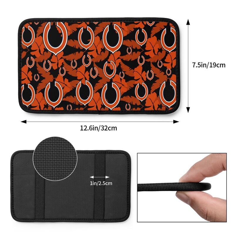 Chicago Bears printing Center console armrest pad car armrest protective cover car