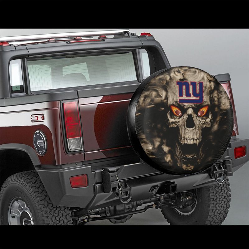 New York Giants print Skull print car tire cover tire dust cover