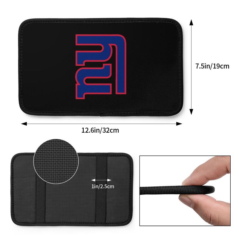 New York Giants Printed car center armrest box pad anti slip pad
