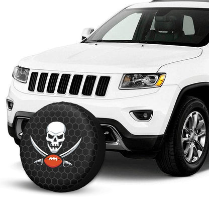 Tampa Bay Buccaneers 2 Grid printed car tire cover dustproof and waterproof tire cover