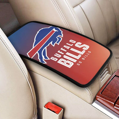 Car armrest box pad Buffalo Bills Printed central armrest box pad protective pad
