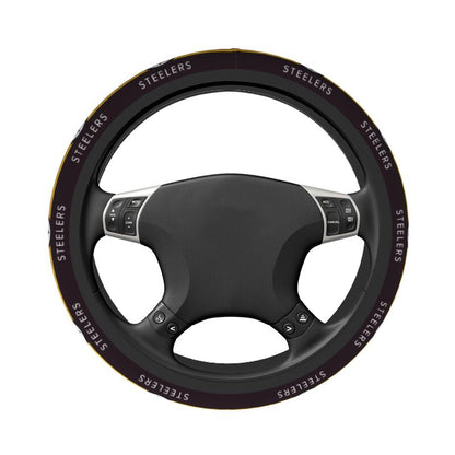 Pittsburgh Steelers Printed elastic steering wheel cover car protective cover