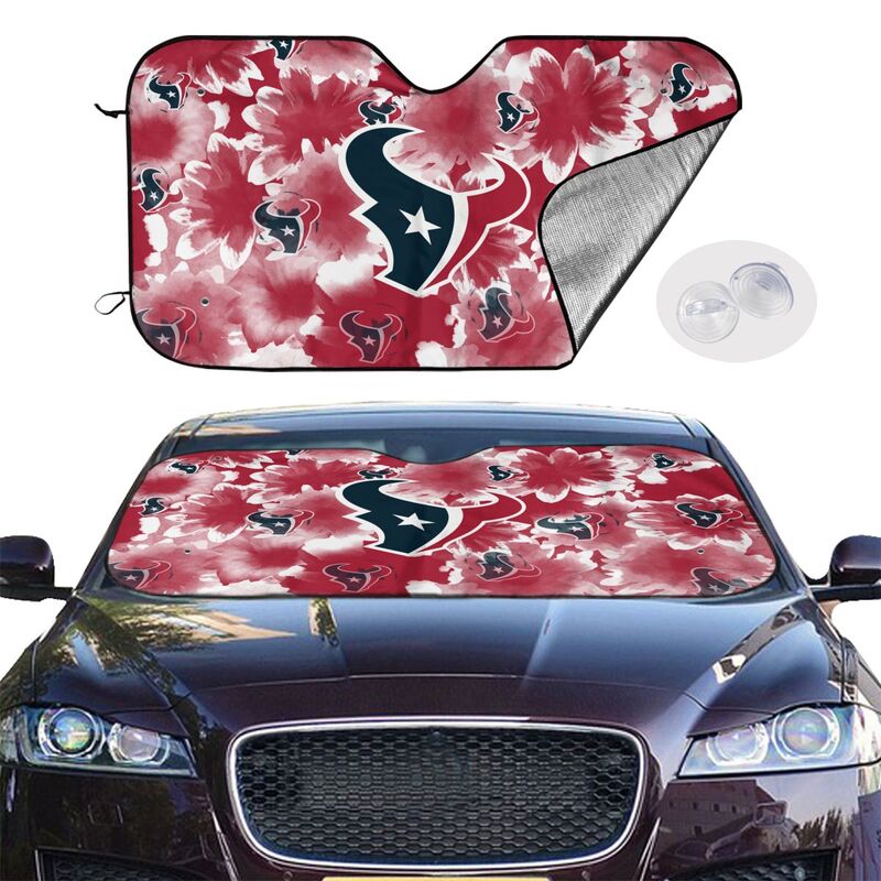 Houston Texans Printed multi size car front windshield sunshade car windshield sunshade