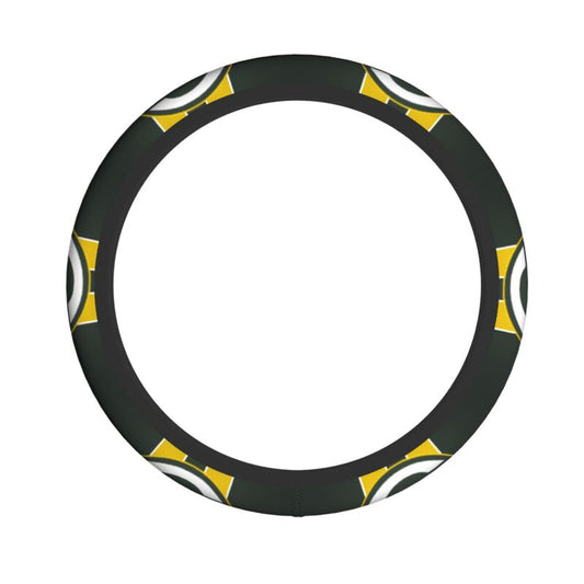 Green Bay Packers 2 Printed breathable elastic steering wheel cover anti slip cover