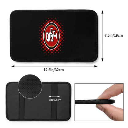 San Francisco 49ers Printed car armrest box cushion armrest protective cover