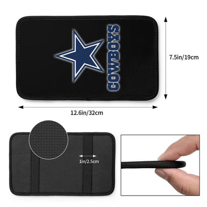 Car armrest box pad Dallas Cowboys Printed central armrest box pad protective pad
