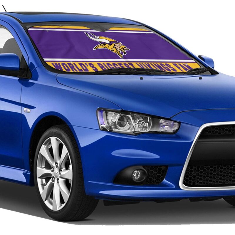 Minnesota Vikings Printing is suitable for car front windshield sunshades Car windshield sunshades
