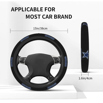 Dallas Cowboys Printed car anti-skid cover elastic steering wheel cover