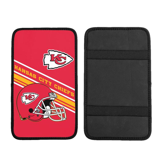 Kansas City Chiefs Print armrest protective cover car armrest box cushion