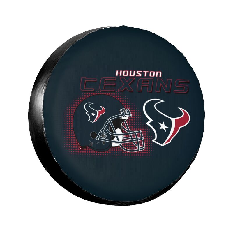 Houston Texans Print car tire protection cover car spare tire dust protection covers