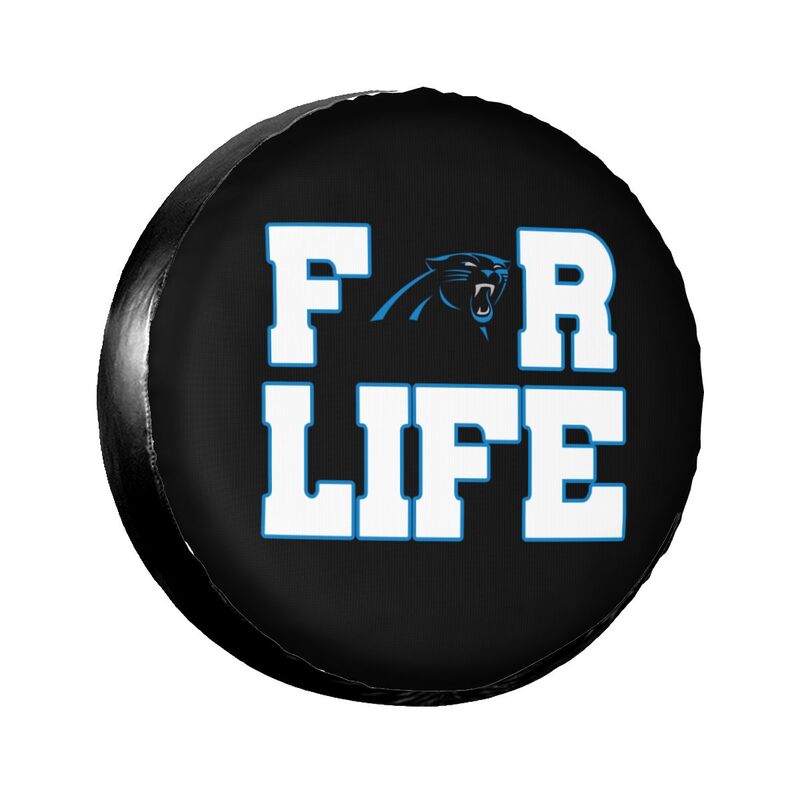 Carolina Panthers Printing tire protection cover car spare tire dust protection cover