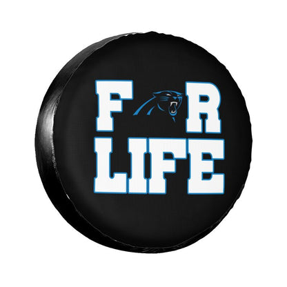 Carolina Panthers Printing tire protection cover car spare tire dust protection cover