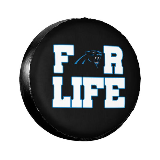 Carolina Panthers Printing tire protection cover car spare tire dust protection cover