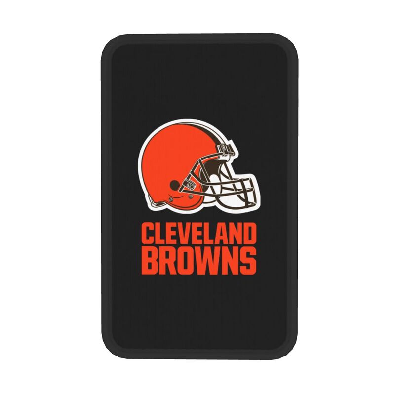 Car armrest box pad Cleveland Browns 2 Printed center armrest box pad protective pad
