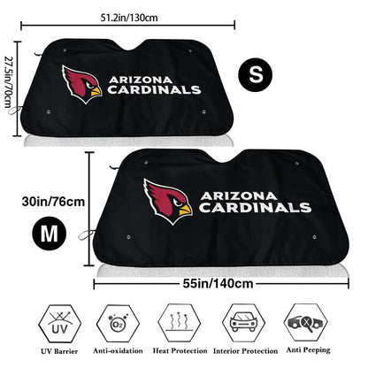 Arizona Cardinals Print suitable for front Car windshield sunshades Car windshield sunshades