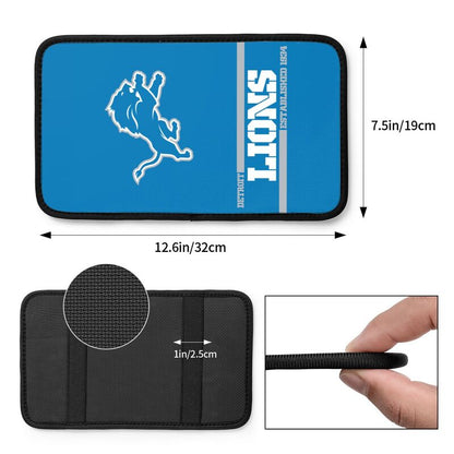 Detroit Lions Printed car armrest box pad Protective pad