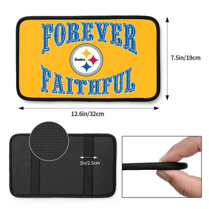 Pittsburgh Steelers Print car armrest box cover armrest protective cover