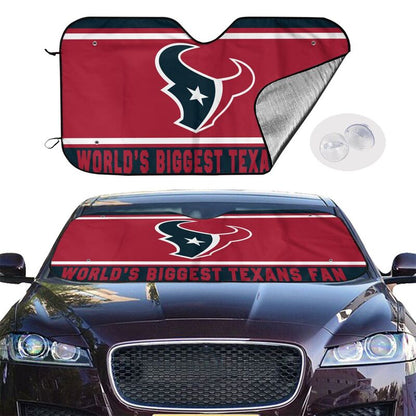 Houston Texans Printing is suitable for car front windshield sunshades Car windshield sunshades