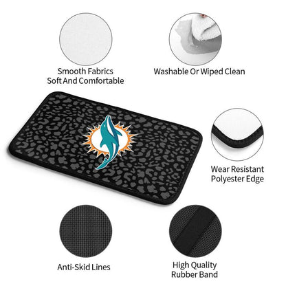 Miami Dolphins print Car handrail box cushion Personalized car armrest cover