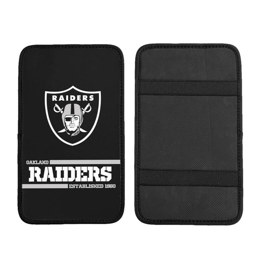 Las Vegas Raiders Printed car armrest box pad Protective pad
