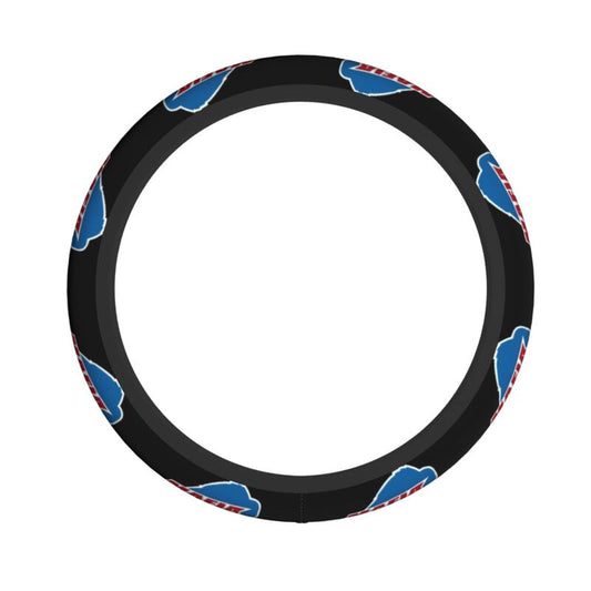 Buffalo Bills 6 Printed breathable anti slip cover elastic steering wheel cover