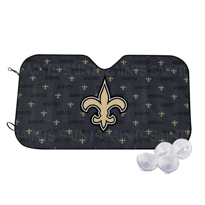 New Orleans Saints Printed is suitable for front Car windshield sunshades Car windshield sunshades