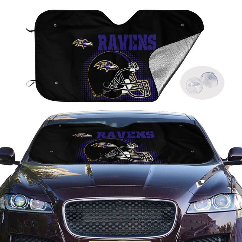 Baltimore Ravens Printing car front windshield sunshade car windshield sunshade multi size