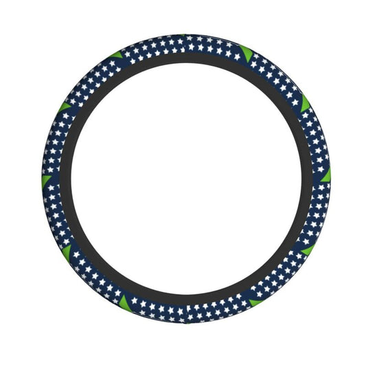 Seattle Seahawks Printed elastic steering wheel cover car steering wheel protective cover