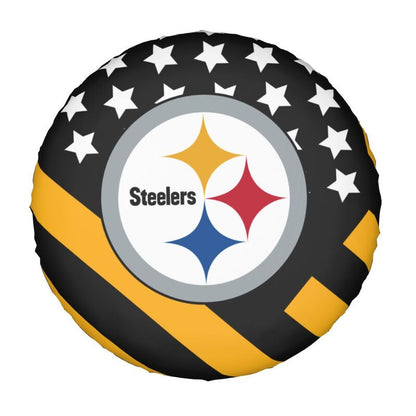 Pittsburgh Steelers 5 Printing tire protection cover car sun protection tire protection covers